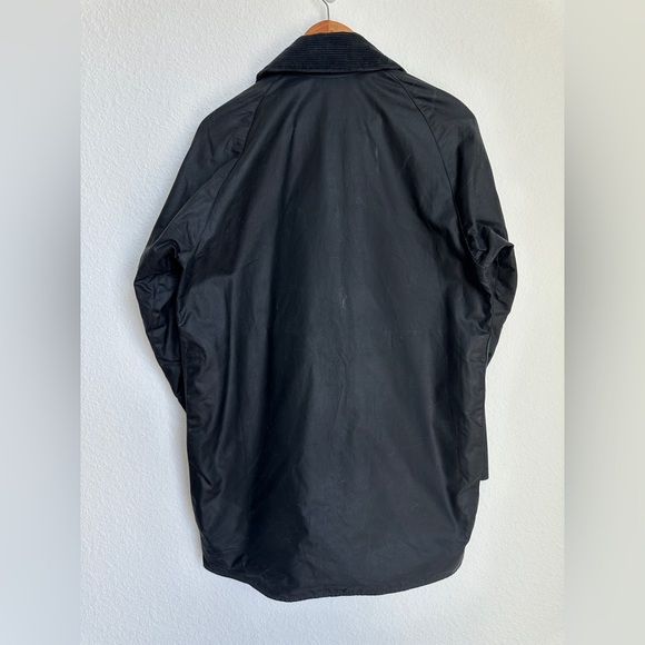 Barbour Beaufort Wax Jacket Black A155 Mens medium - Picture 11 of 16